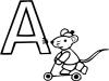 alphabet coloring page